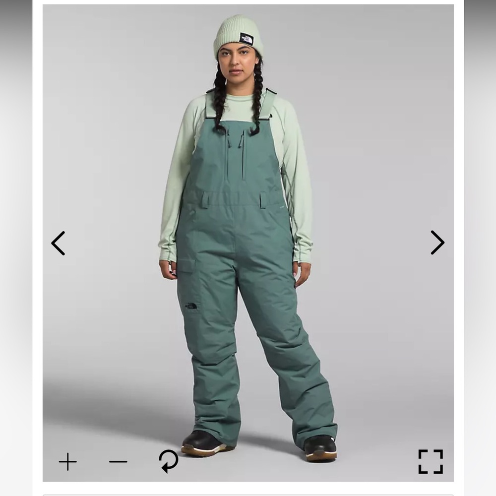 The North Face - Women’s Plus Freedom Insulated Bibs - Dark Sage